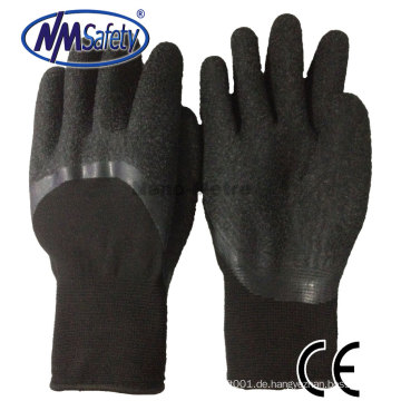 NMSAFETY Fabrik Preis Latex Winter Arbeitshandschuhe